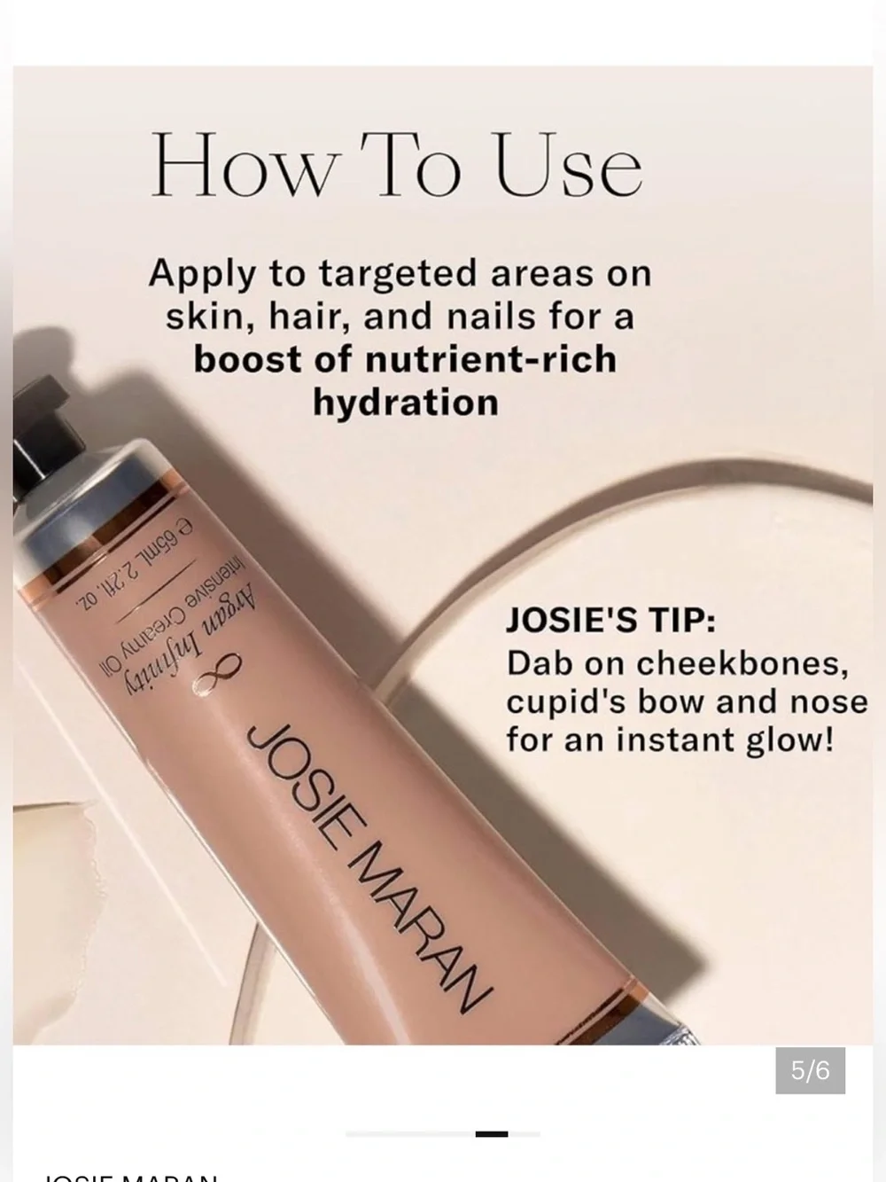 JOSIE MARAN nourishing argan